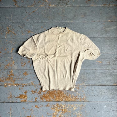 1950s Haymaker Cashmere Short Sleeve Sweater 