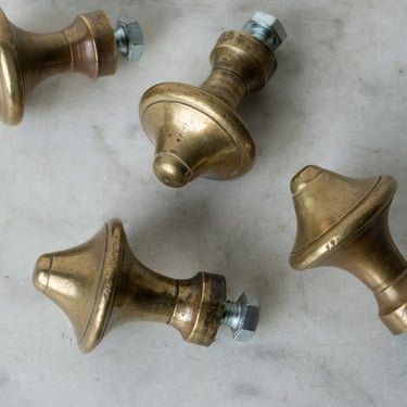 Antique Brass Cabinet Knob Set of 4