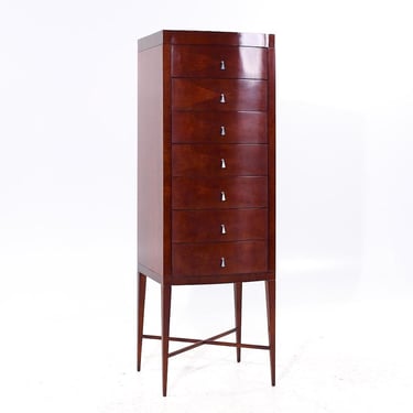 Michael Vanderbyl for Baker Furniture Archetype Mid Century Mahogany Lingerie Chest - mcm 