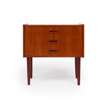 Danish Mid-Century Teak Three-Drawer Chest 1960s 