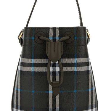 Burberry Women Printed Canvas Bucket Bag