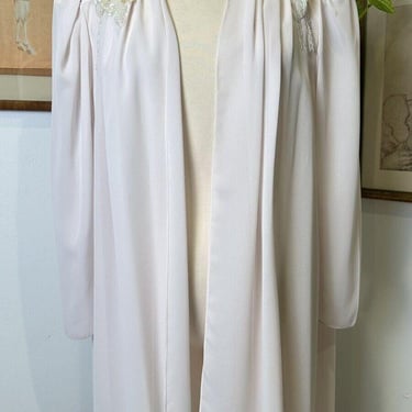 Vintage Sheer Robe Glamourous Loungewear Drape with Shoulder pads Chic Robe | Vintage Night Gown | Elegant Robe | Retro Nightwear 