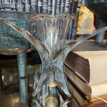 Verdigris bud vase 6T