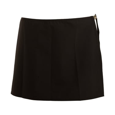 Fendi Black Mini Skirt Coverup