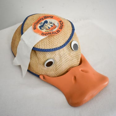 1950s/60s Donald Duck Cap with Squeaker Bill 