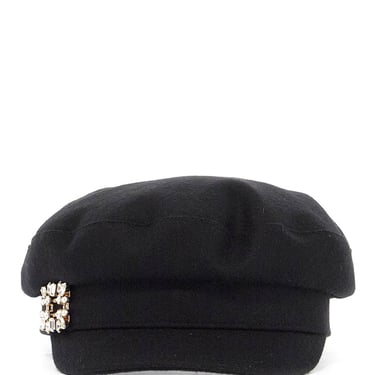 Roger Vivier Felt Sailor Hat With Br Women