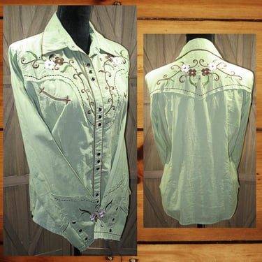 1950s blouse, sheer coral nylon, vintage 50s blouse, | Black