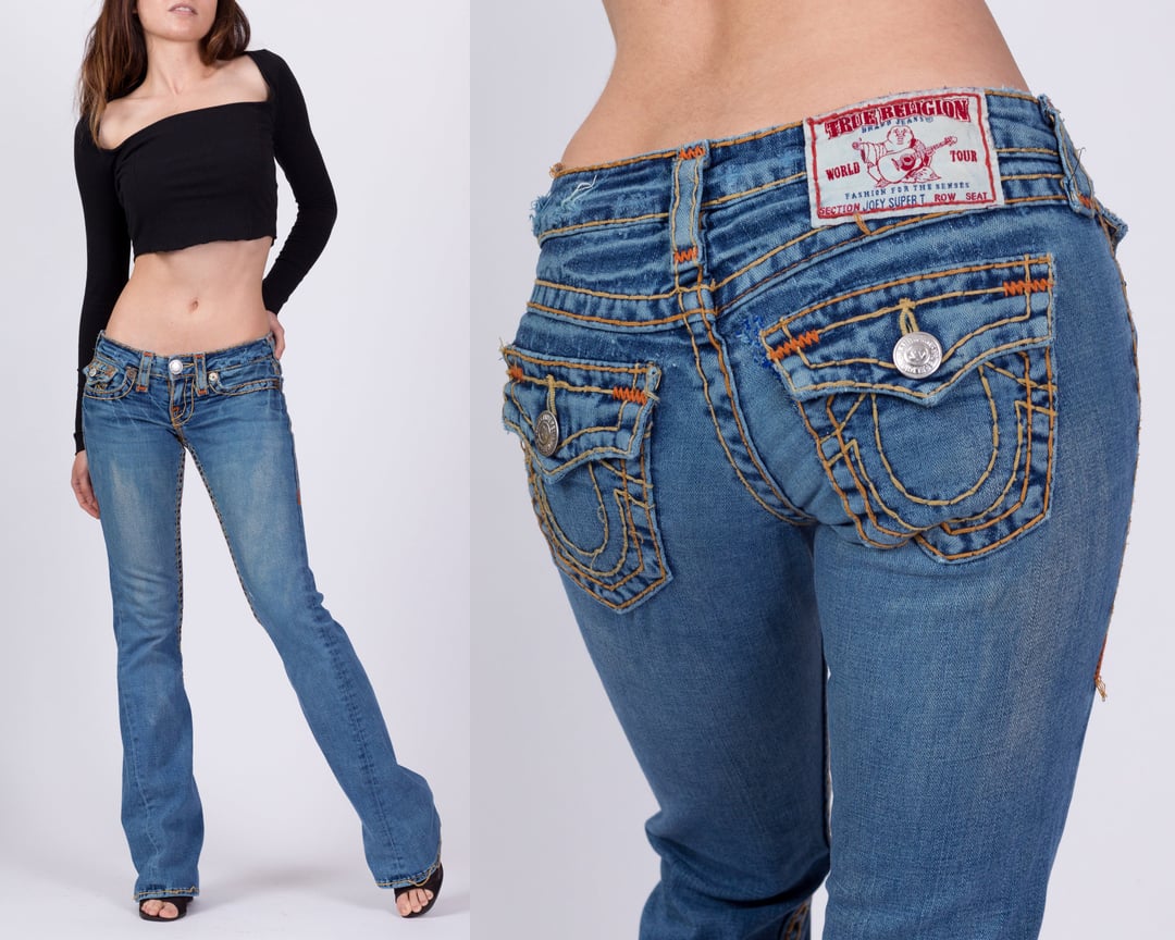 Buy True Religion JOEY LOW RISE FLARE - PEAK SPOT