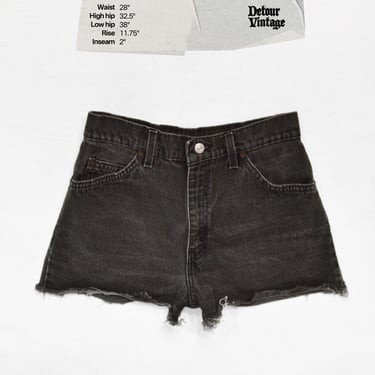 Vintage Levi's 951 Jean Shorts 28 Waist, 1990s Made in USA, 100% Cotton Denim, Zipper Fly Cut-offs 