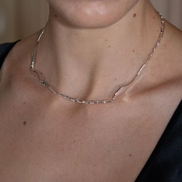 FARIS Blade Necklace - Sterling Silver on Garmentory