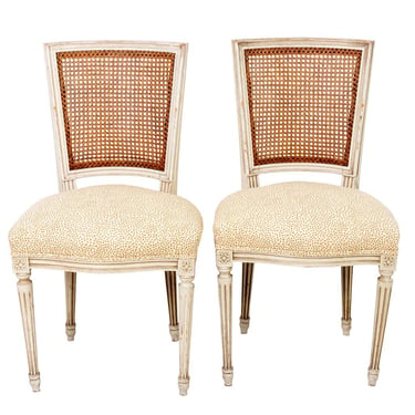 Pair of French Louis XVI Side Chairs