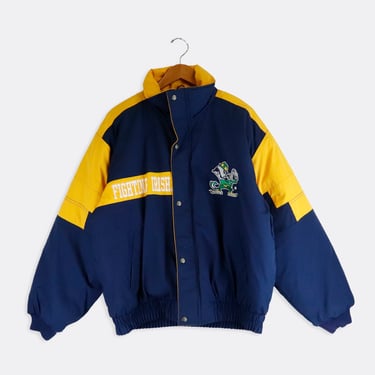 Vintage Logo 7 NCAA Notre Dame Fightin Irish Winter Jacket Sz L