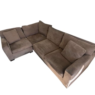 Crate & Barrel 3pc Sectional