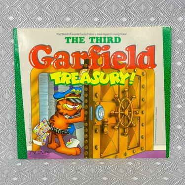 The Third Garfield Treasury (1985) by Jim Davis - First Edition - Vintage 1980s Cartoon Comic Strip Collection 