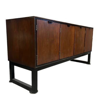 Free Shipping Within Continental US - Vintage Mid Century Modern Credenza Cabinet by Stanley 