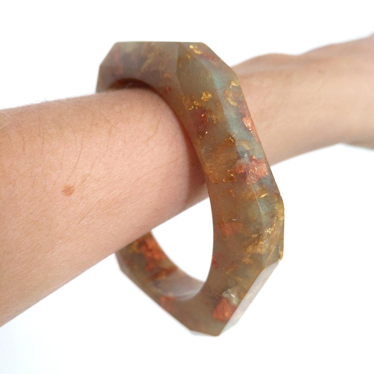 Vintage 60s 70s 80s Chunky Translucent Gold & Copper | RetMod - Atlanta ...
