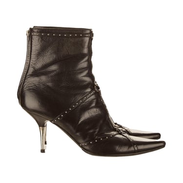 Dior Black Studded Ankle Boot