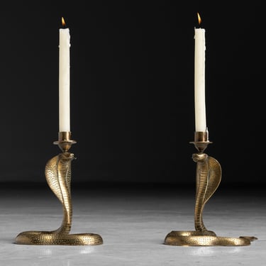 Serpent Candlesticks