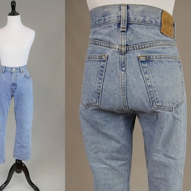 Vintage Gap Jeans - 31 32 waist - Mid Rise Boot Cut - Blue Denim Pants - Vintage 1990s Y2K - 26.75" inseam Extra Short 