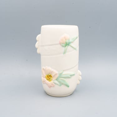 Weller Rudlor Vase | Vintage Matte White Art Pottery 