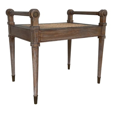 Villa Home Modern Caned Paris Bench