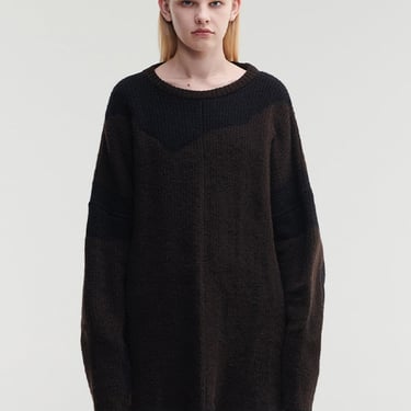 Golfo Oversized Wool Blend Reversible Sweater