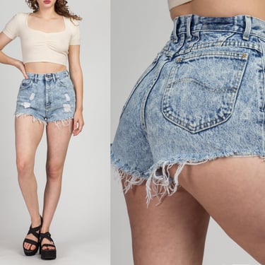 90s Lee Riders Cut Off Jean Shorts - Small, 26