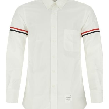 Thom Browne Men White Cotton Shirt