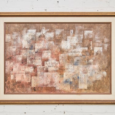 Textured Mid Century Cityscape