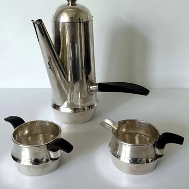 Midcentury Modern Mexican Silver Coffee Set by Williams Spratling