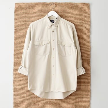90s gap button down shirt, vintage cotton oxford 