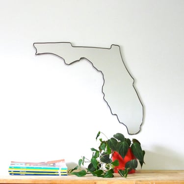 Florida Mirror / Florida Wall Mirror State Outline Silhouette FL Shape Wall Art Modern Design 