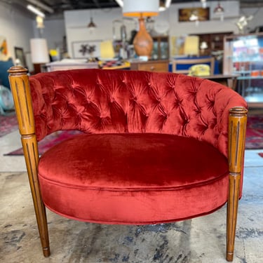 Mid Century Tufted Chair by J.B. Van Sciver