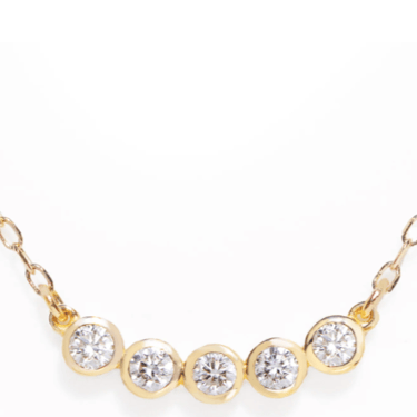 Five Diamond Necklace