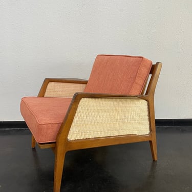 MCM Lounge Chair With Cane Panels 