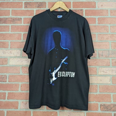 Vintage 90s Double Sided Eric Clapton Evening of Blues ORIGINAL Band Tee - Extra Large 