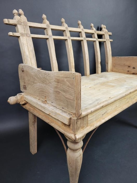 Old world Handcrafted Bench