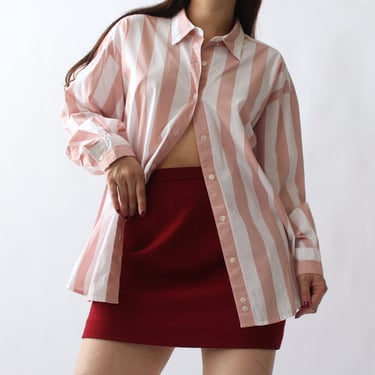 Vintage Vertical Striped Shirt