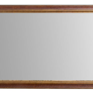 Neoclassical Large Parcel Gilt Wood Mirror
