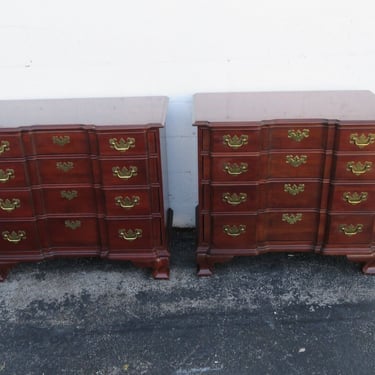 Ethan Allen Large Nightstands Small Chests Dressers a Pair 3783
