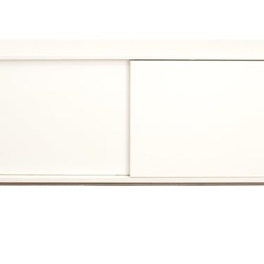 Contemporary White Lacquered Credenza