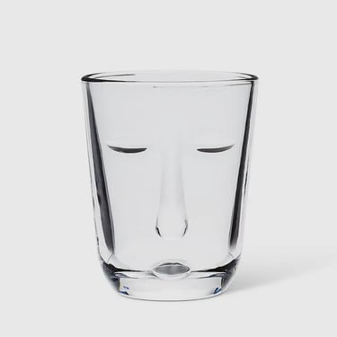 A Pair of Resting Face Tumbler Glasses