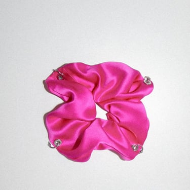 KkCo Pierced Scrunchie - Magenta