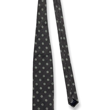 Vintage GIORGIO ARMANI Silk Necktie ~ Polka Dot ~ Preppy ~ Cravatte 