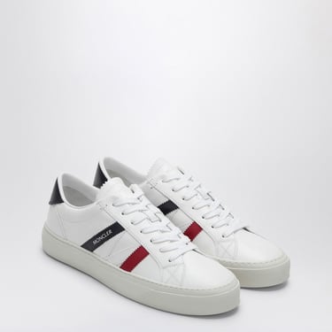 Moncler White Monaco M Sneakers Men