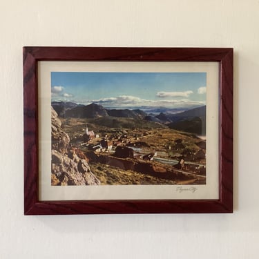 Virginia city vintage print