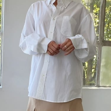 Katherine Hamnett Oversized White Shirt (L)