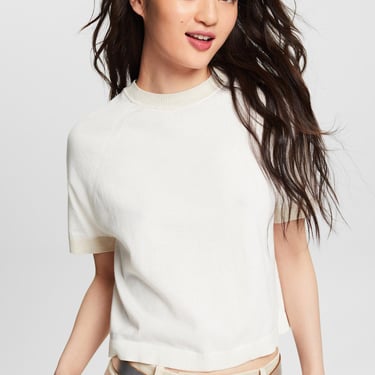 Esprit - Two Tone Short Sleeved Sweater