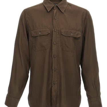 Tom Ford Men Twill Shirt