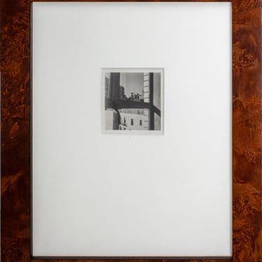 Ralston Crawford &quot;Buildings Through Window&quot; Print